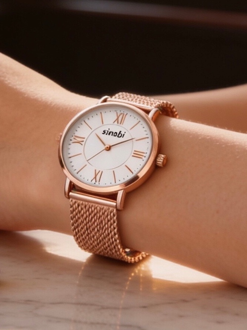 NEW Sinobi Rose Gold Women's Watch